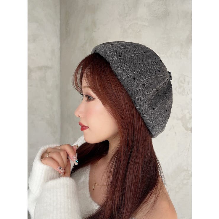 ミニマルモチーフベレー帽 | RESEXXY | 詳細画像5 