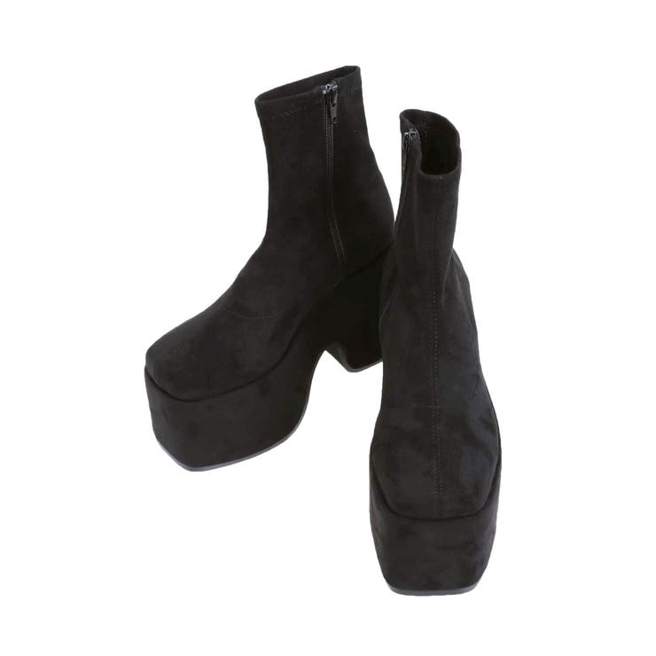 【追加生産分】厚底スエードショートブーツ | RESEXXY | 詳細画像25 