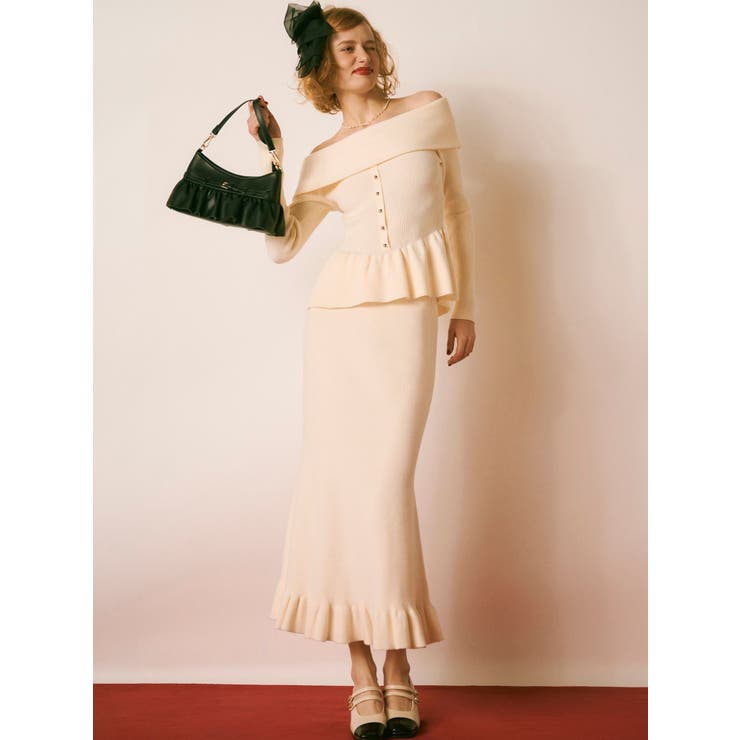 フリルデザインハンドバッグ | RESEXXY | 詳細画像3 