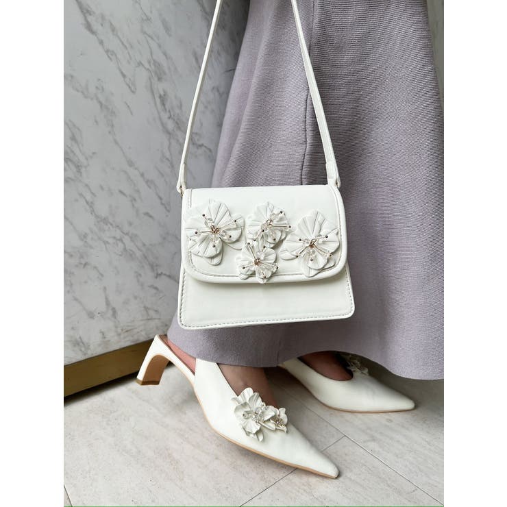 フラワーモチーフコンパクトバッグ | RESEXXY | 詳細画像10 