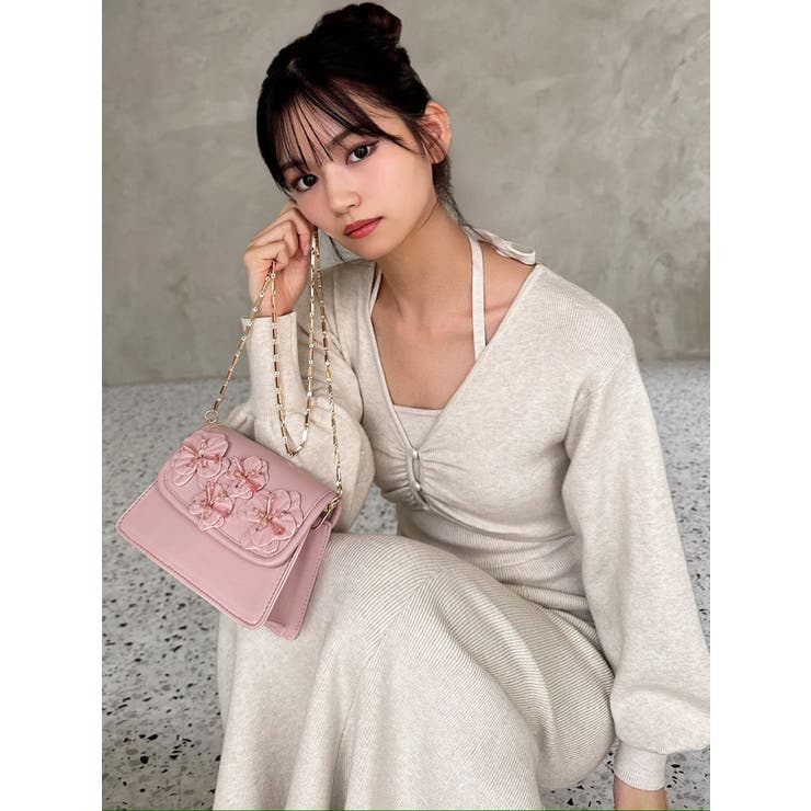 フラワーモチーフコンパクトバッグ | RESEXXY | 詳細画像2 