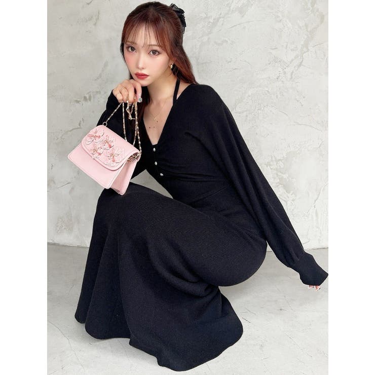 フラワーモチーフコンパクトバッグ | RESEXXY | 詳細画像5 