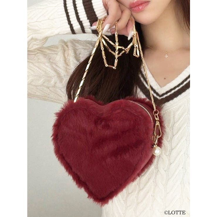 レッド | 【Ghana】2wayハートポーチ | RESEXXY