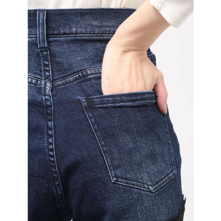 レースドッキングデニムパンツ | RESEXXY | 詳細画像28 