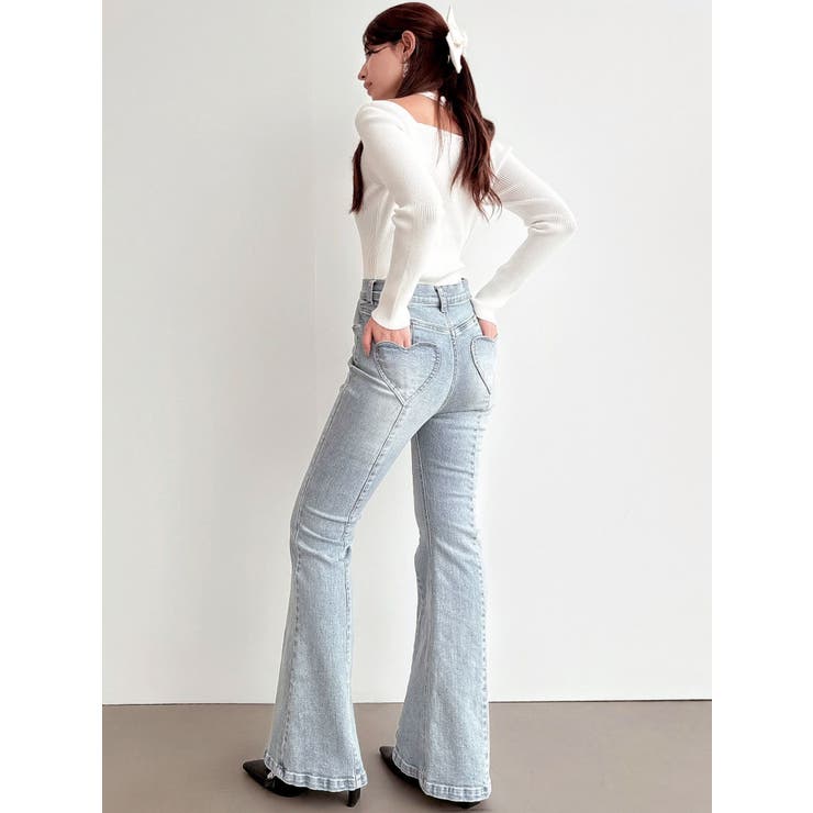 ハートポケットデニムパンツ | RESEXXY | 詳細画像2 