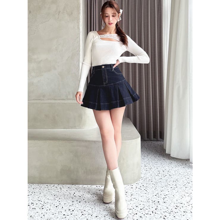 ボリュームフリルデニムスカート | RESEXXY | 詳細画像7 