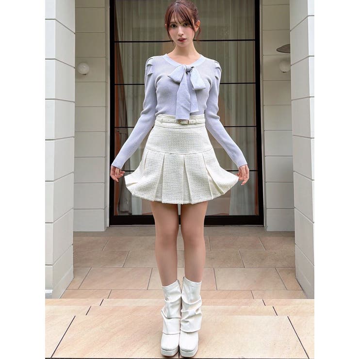 ボウタイニットトップス | RESEXXY | 詳細画像12 