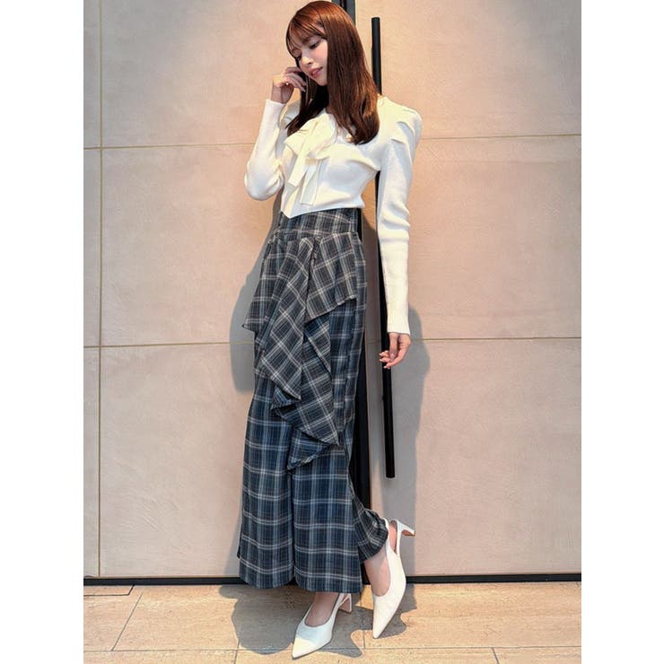 ボウタイニットトップス[品番：MKSW0068814]｜RESEXXY（リゼクシー）の