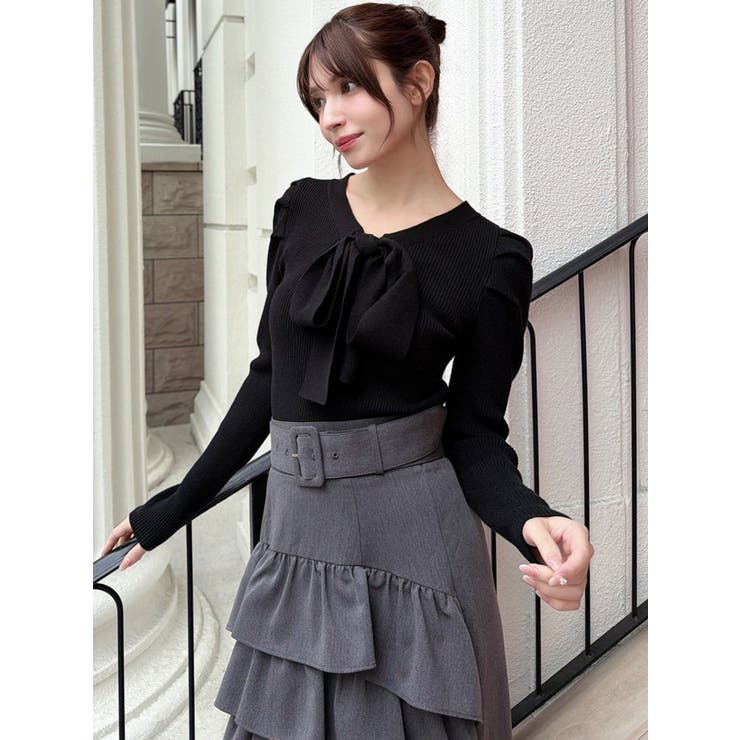 ボウタイニットトップス | RESEXXY | 詳細画像8 