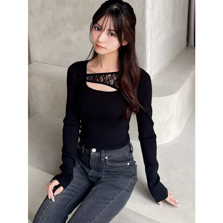 レースコンビニットプルオーバー | RESEXXY | 詳細画像12 