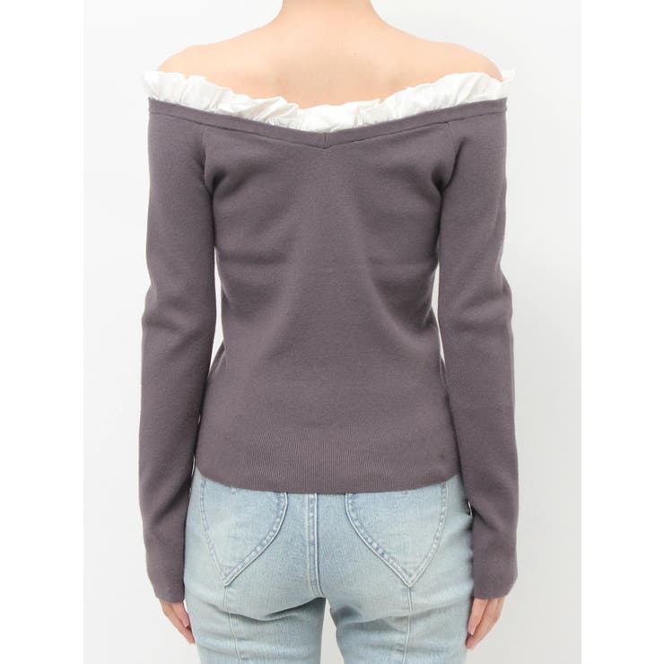 ホイップフリルVネックニット | RESEXXY | 詳細画像20 