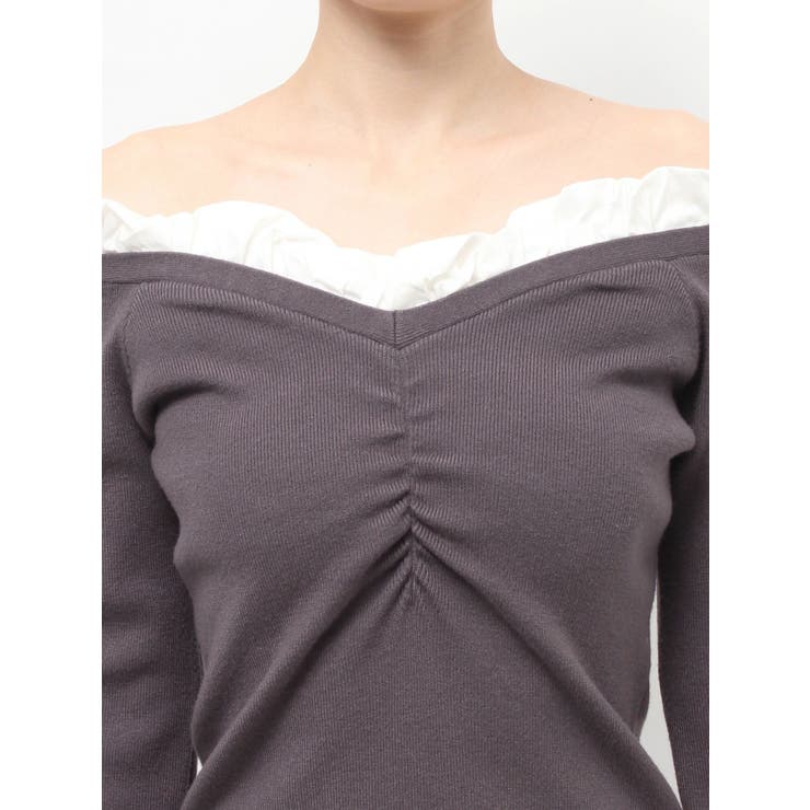 ホイップフリルVネックニット | RESEXXY | 詳細画像21 