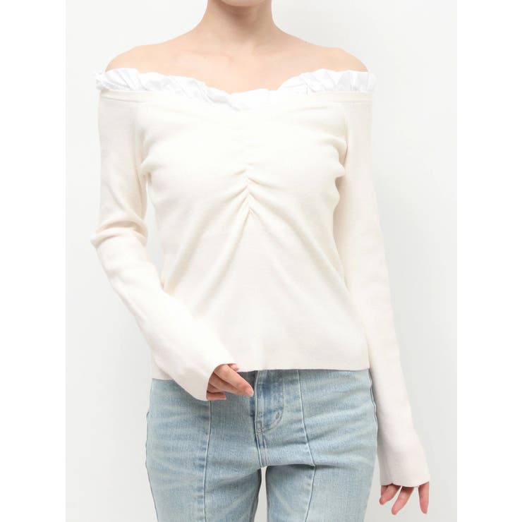 ホイップフリルVネックニット | RESEXXY | 詳細画像33 