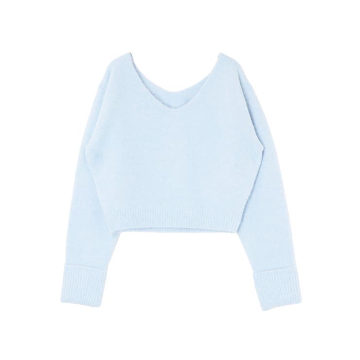 Vネッククロップドニットプルオーバー | RESEXXY | 詳細画像44 