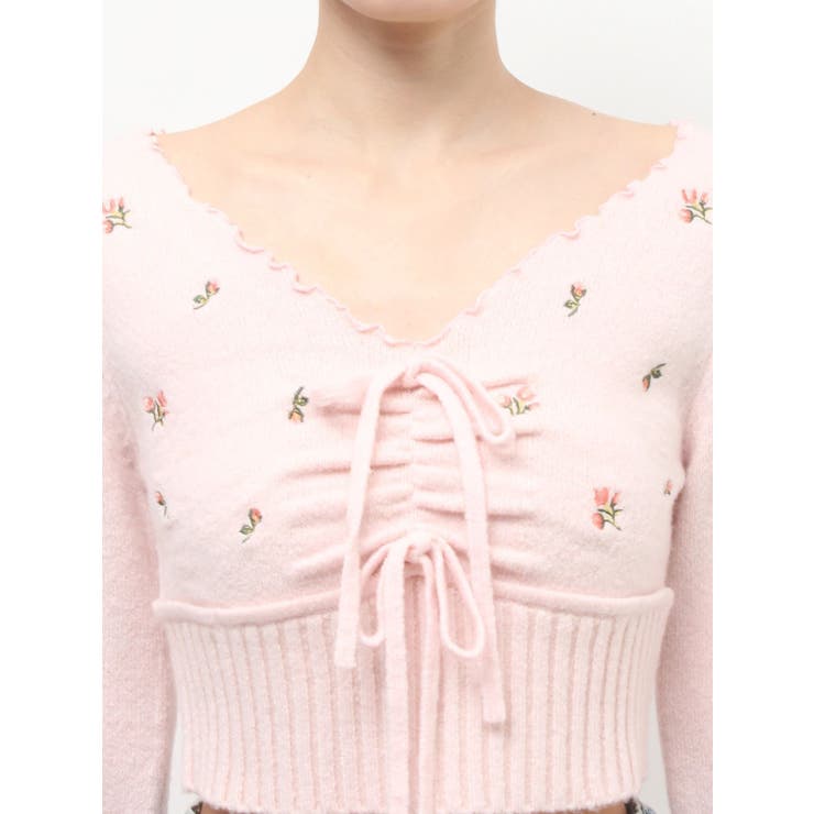 フラワーエンブロイダリーニットトップス | RESEXXY | 詳細画像21 