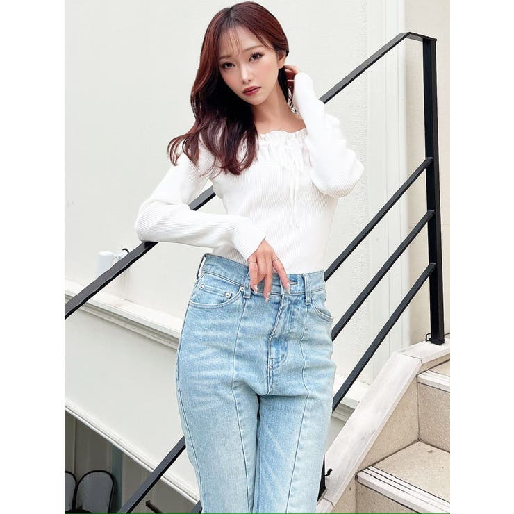 バストデザインニットトップス | RESEXXY | 詳細画像13 