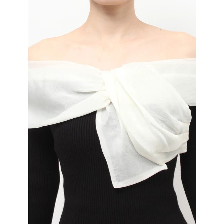 フロントリボンリブニットトップス | RESEXXY | 詳細画像17 