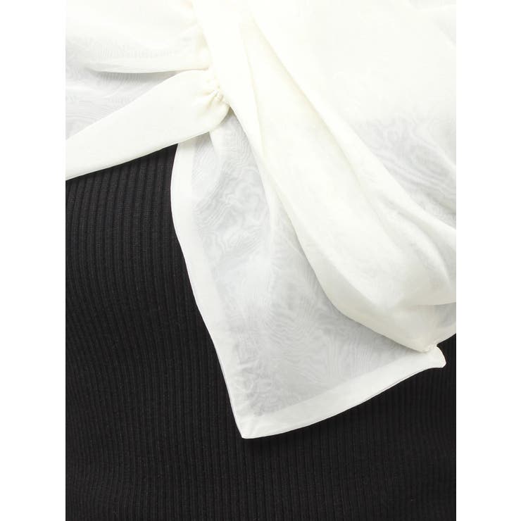 フロントリボンリブニットトップス | RESEXXY | 詳細画像24 