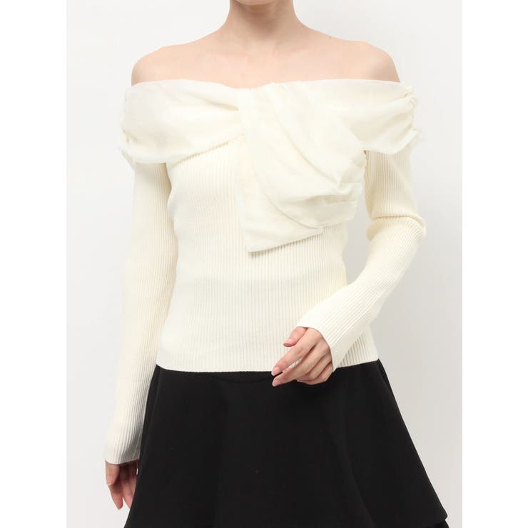 フロントリボンリブニットトップス | RESEXXY | 詳細画像25 