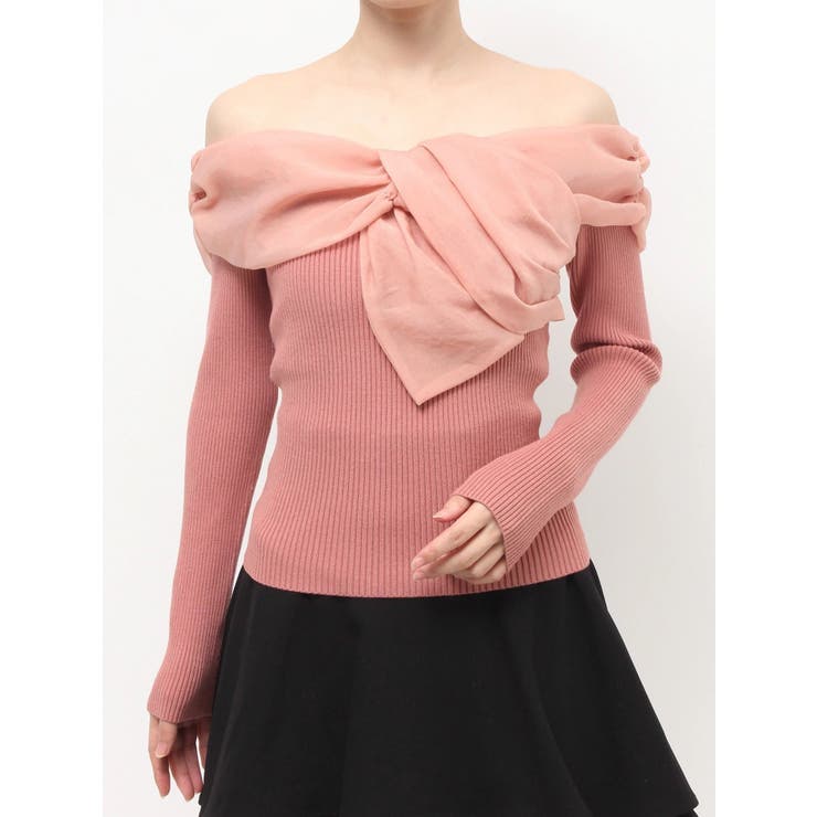 フロントリボンリブニットトップス | RESEXXY | 詳細画像27 