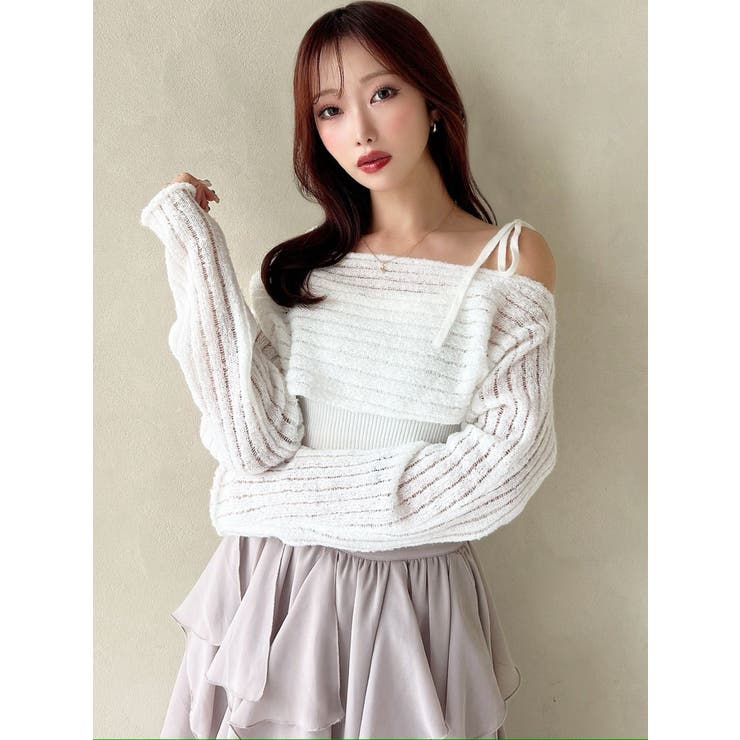 レイヤードニットトップス | RESEXXY | 詳細画像10 