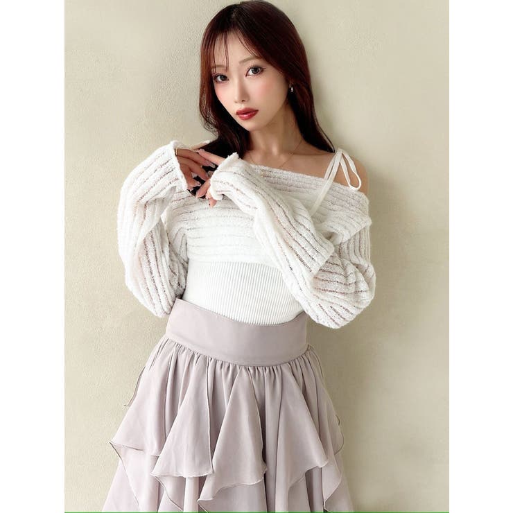 レイヤードニットトップス | RESEXXY | 詳細画像11 