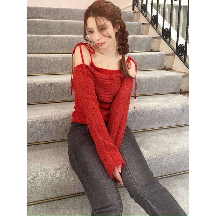 レイヤードニットトップス | RESEXXY | 詳細画像19 