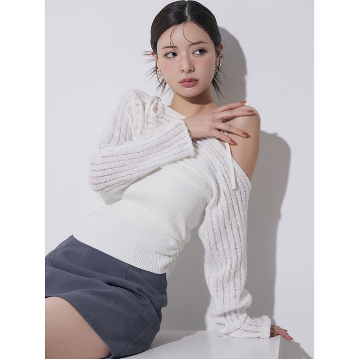 レイヤードニットトップス | RESEXXY | 詳細画像25 