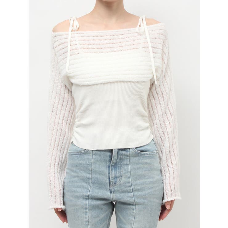 レイヤードニットトップス | RESEXXY | 詳細画像30 