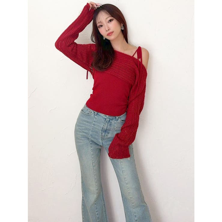 レイヤードニットトップス | RESEXXY | 詳細画像4 