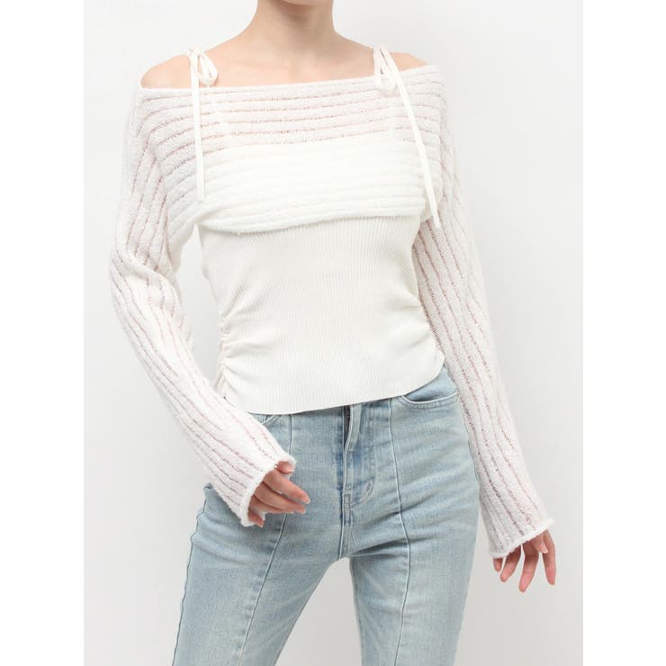 レイヤードニットトップス | RESEXXY | 詳細画像43 