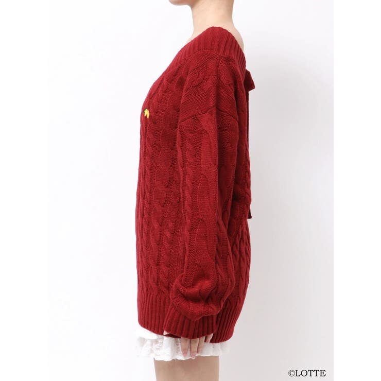 【Ghana】ケーブルルーズニットチュニック | RESEXXY | 詳細画像18 