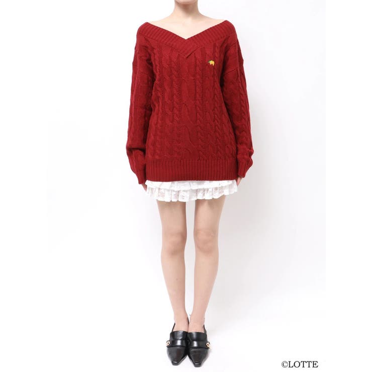 【Ghana】ケーブルルーズニットチュニック | RESEXXY | 詳細画像24 