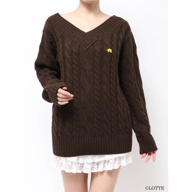 【Ghana】ケーブルルーズニットチュニック | RESEXXY | 詳細画像27 