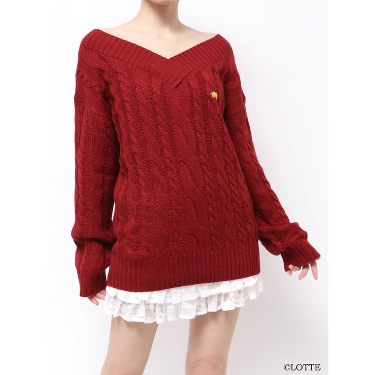 【Ghana】ケーブルルーズニットチュニック | RESEXXY | 詳細画像28 