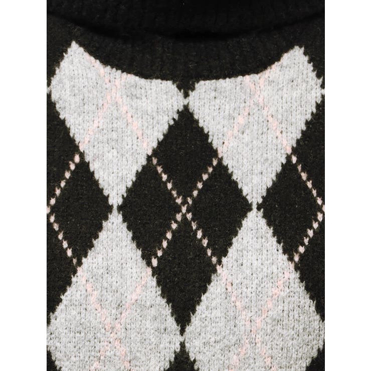 アーガイルタートルニットトップス | RESEXXY | 詳細画像27 