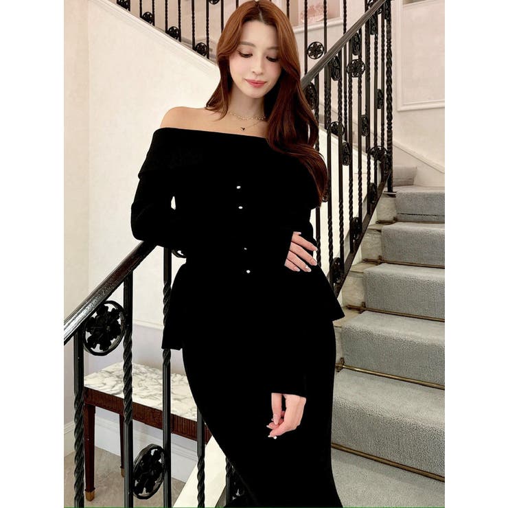 オフショルペプラムニットトップス【セットアップ着用可能】 | RESEXXY | 詳細画像16 