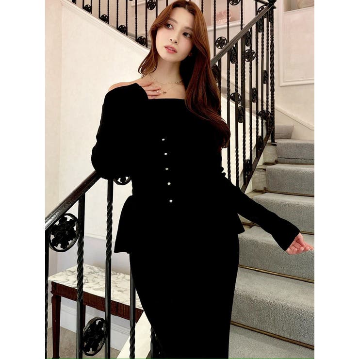 オフショルペプラムニットトップス【セットアップ着用可能】 | RESEXXY | 詳細画像17 