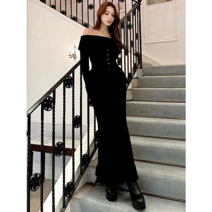 オフショルペプラムニットトップス【セットアップ着用可能】 | RESEXXY | 詳細画像18 