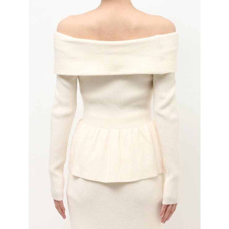 オフショルペプラムニットトップス【セットアップ着用可能】 | RESEXXY | 詳細画像25 