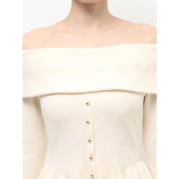 オフショルペプラムニットトップス【セットアップ着用可能】 | RESEXXY | 詳細画像26 