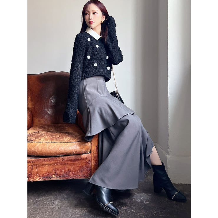 シャツドッキングニットトップス | RESEXXY | 詳細画像16 