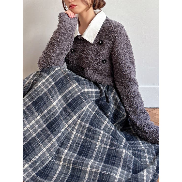 シャツドッキングニットトップス | RESEXXY | 詳細画像24 