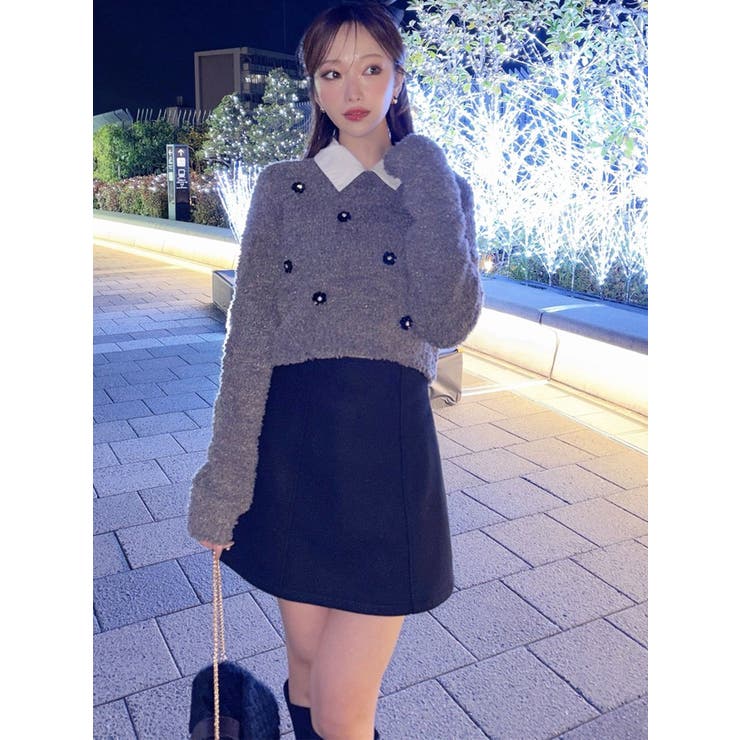 シャツドッキングニットトップス | RESEXXY | 詳細画像5 