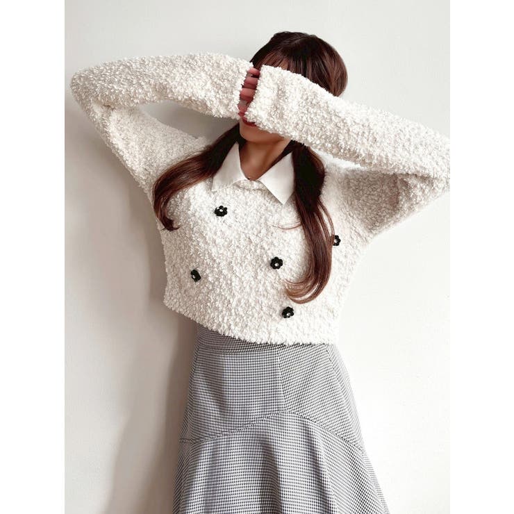 シャツドッキングニットトップス | RESEXXY | 詳細画像9 