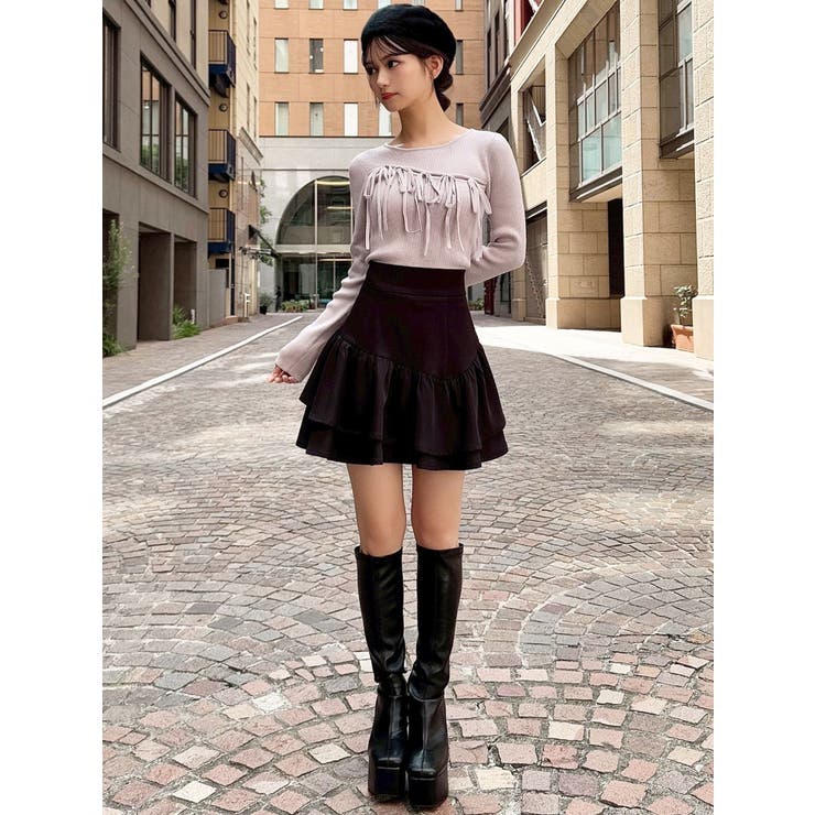 リボンデザインニットトップス | RESEXXY | 詳細画像11 