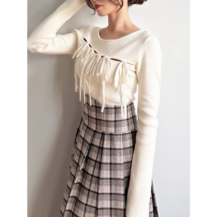 リボンデザインニットトップス | RESEXXY | 詳細画像19 