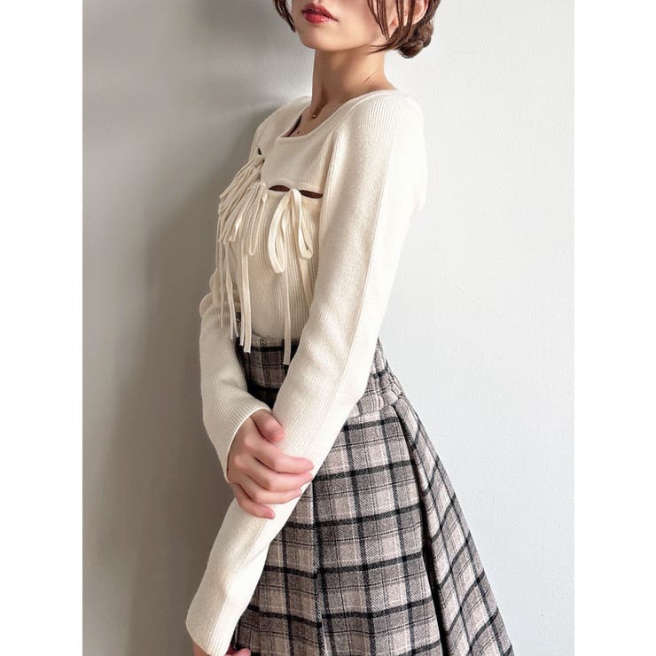 リボンデザインニットトップス | RESEXXY | 詳細画像21 