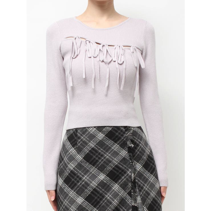 リボンデザインニットトップス | RESEXXY | 詳細画像25 