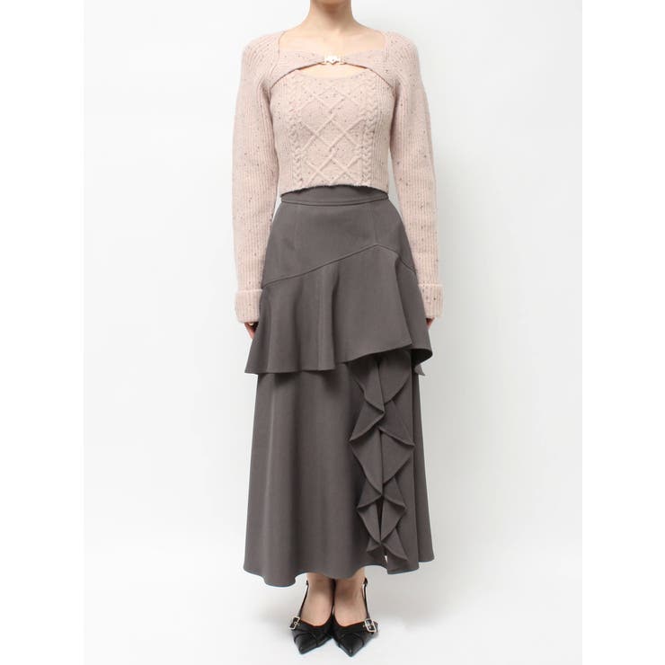 ケーブルニットレイヤードトップス | RESEXXY | 詳細画像26 